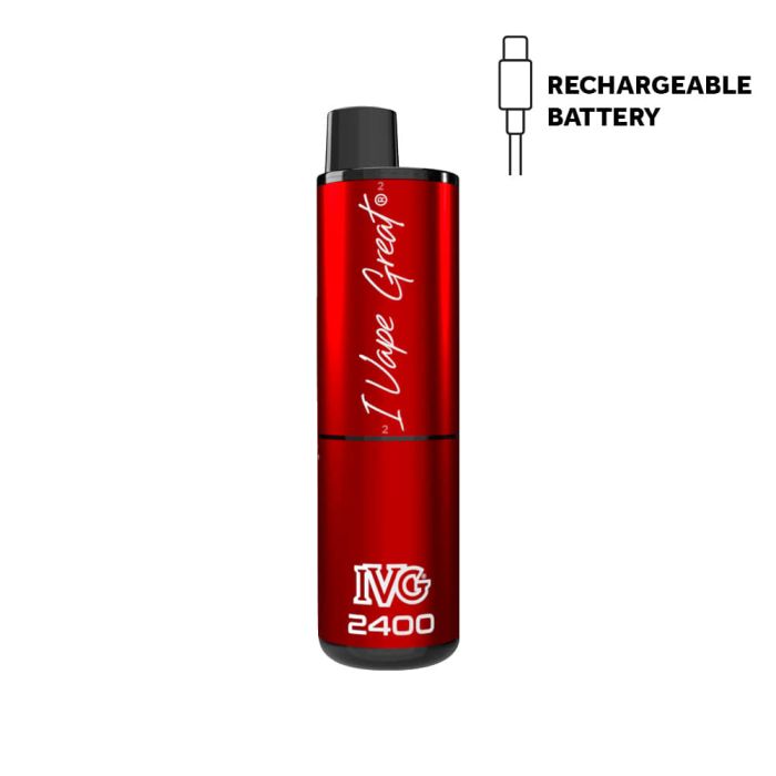 ivg smart vape flavours IVG 2400 Single Flavour 4 in 1 Rechargeable Vape – Totally Wicked Isle of  Man