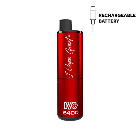 IVG 2400 4 in 1 Rechargeable Vape Totally Wicked Isle of Man IVG 2400 4 in 1 Rechargeable Vape Totally Wicked Isle of Man